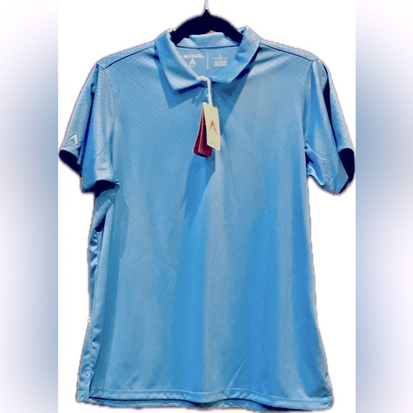 ANTIGUA GOLF Women’s INSPIRE short sleeve polo in Columbia Blue, Size M, NWT - Picture 2 of 10